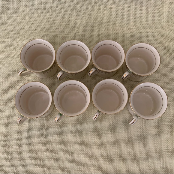 Solian Ware Simpsons Pottery Coffee Can Espresso Cup and Saucer x8 - Picture 4 of 10